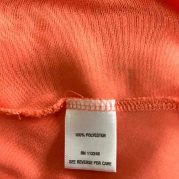 Sami & Jo coral coloured lace ladies top size X-Large - Picture 5 of 5